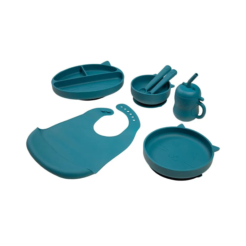 Set de Alimentación de Silicona para Bebes